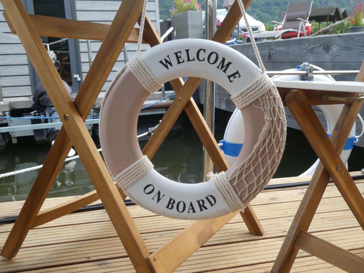 Hotel Hausboot Moselrose In Poelich Polich Exteriér fotografie